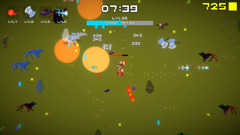 A Burning Addiction (2D Topdown rogue-like)